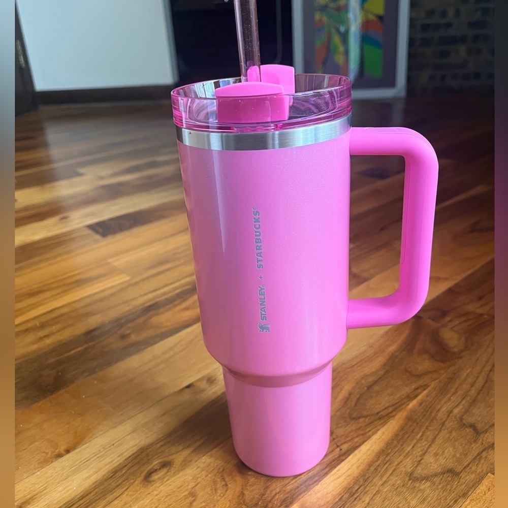 Stanley X Starbucks Pink Shimmery LIMITED EDITION 40 oz, Philippines, NEW